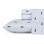 Ensemble de draps en percale de coton 200 fils Bradford