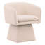 Jonie Upholstered Swivel Chair, Camel-1556702327