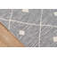 Thompson Wool Geometric Area Rug in Gray-402732343