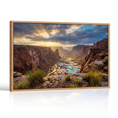 Canyon, art mural sur toile, ensemble de 1