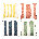 Green/Orange/Blue/Yellow
