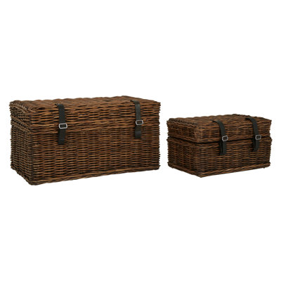 August Grove Christa Solid Wood Decorative Basket