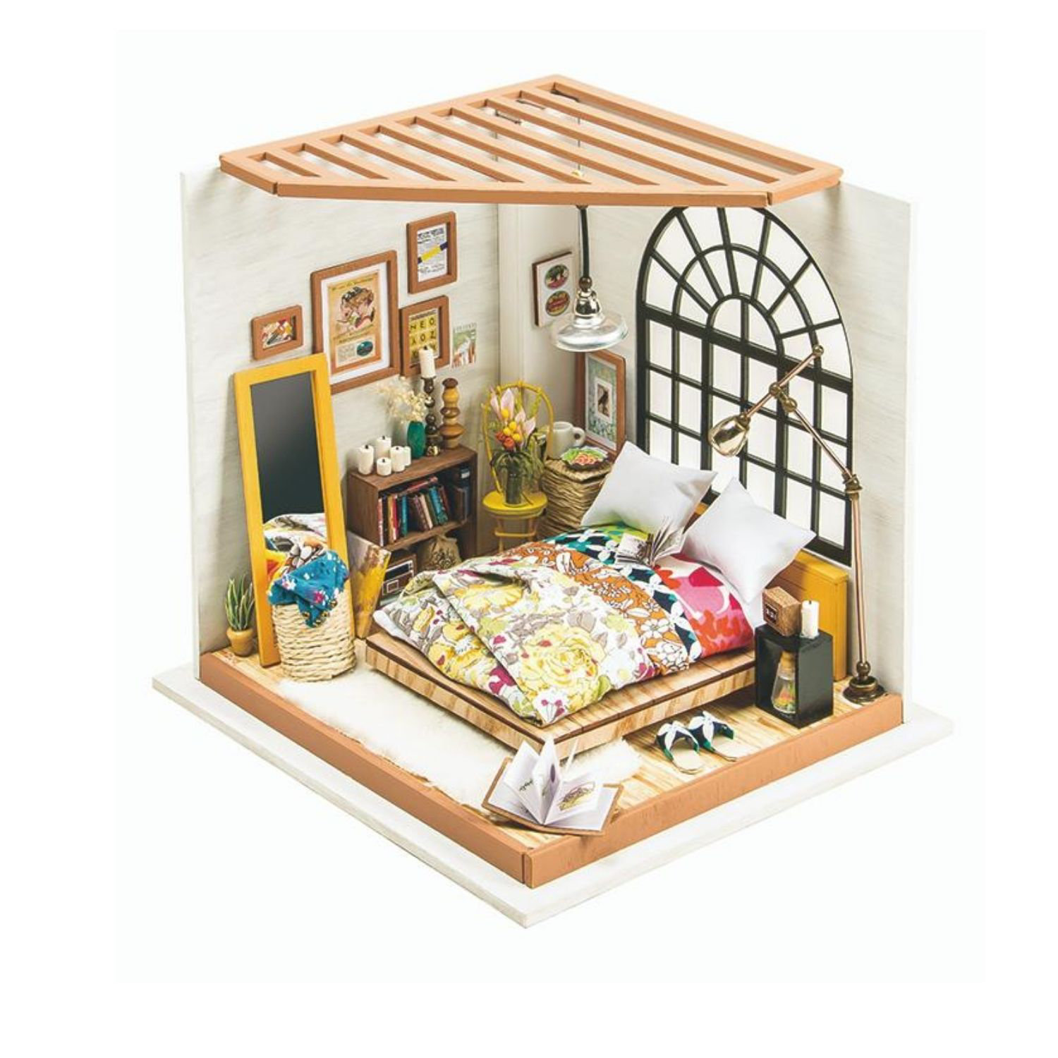 Flash Popup DIY 3D House Puzzle - Alice's Dreamy Bedroom 142pcs | Wayfair