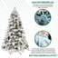 Arbre de Noël artificiel pré-éclairé Flocked Forest-544300050