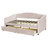 Upholstered Daybed Twin Size With Two Drawers And Wood Slat-89096067