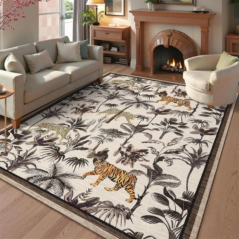 Tapis de couloir lavable Tiger