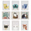 «Friends 1» par Planet Cat, reproduction d'art sur toile encadrée