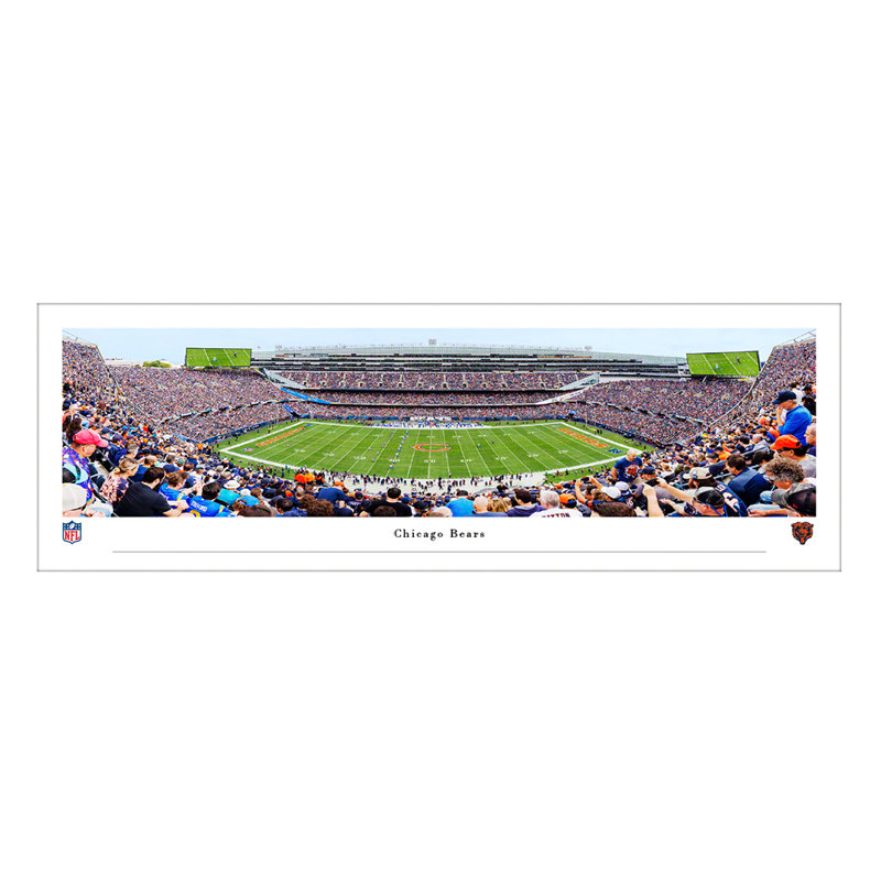 Chicago Bears, No Mat, Paper, 13.5" H x 40" W x 0.1" D