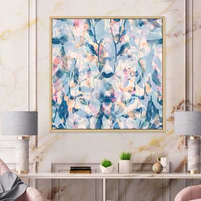 " Pink And Shades Of Blue "