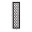 Black Wood Geometric Handmade Carved Home Wall Decor, 20" x 1" x 72"