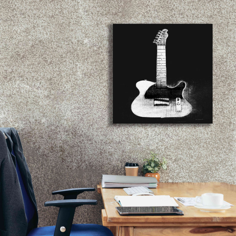  «Garage Band I Wb» par Mike Schick, estampe numérique sur toile, 26 po x 26 po, H 26 po x l 26 po