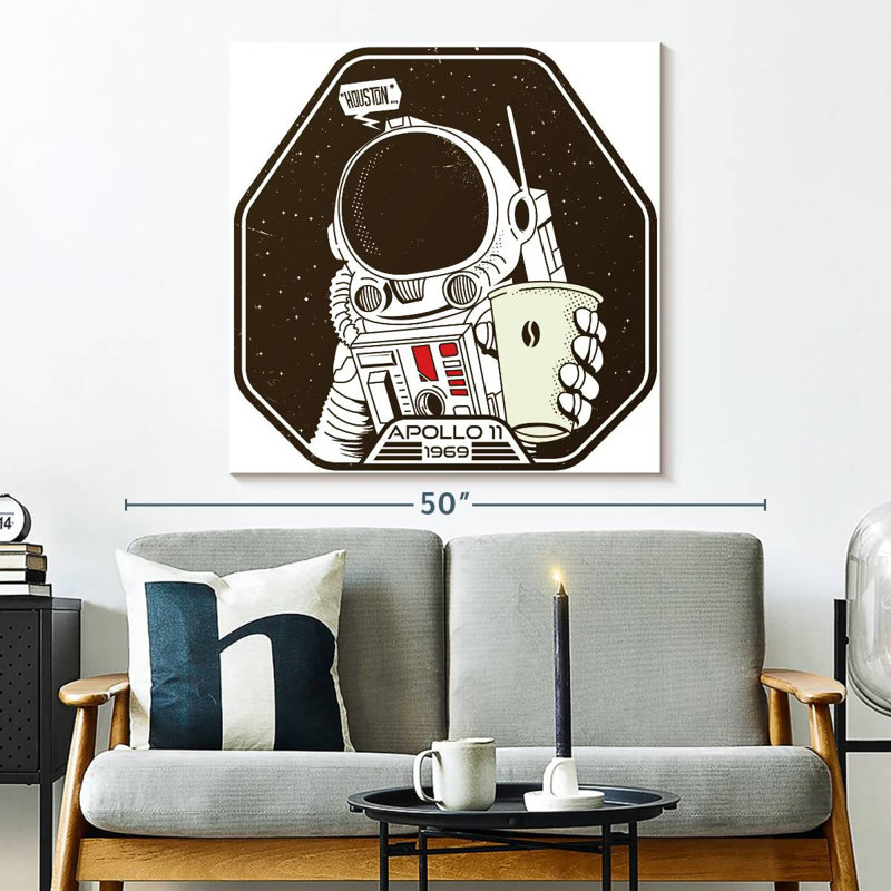 Oberle Apollo 11 1969 Print, 33" H x 33" W