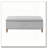 Rectangular Soft Close Storage Bench