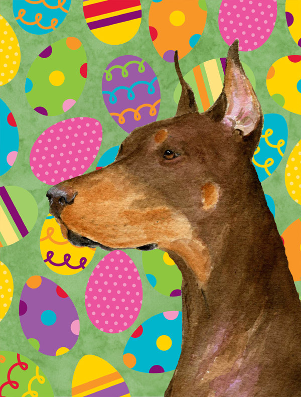 Drapeau de jardin Atara, Doberman (brun et beige)
