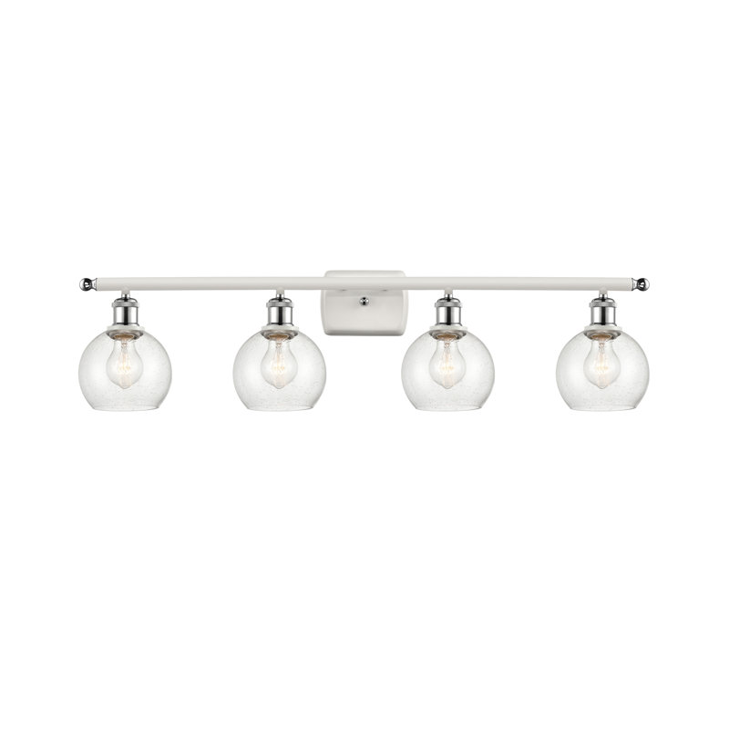 Cindi 4 - Light Vanity Light, No Bulb Included, White Polished Chrome
