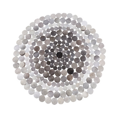 Tom Round 140 cm x 140 cm Polka Dots Hand Woven Area Rug