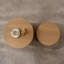 Ensemble de 2 tables basses gigognes rondes en bois pour table ronde