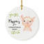 Ornement boule en porcelaine