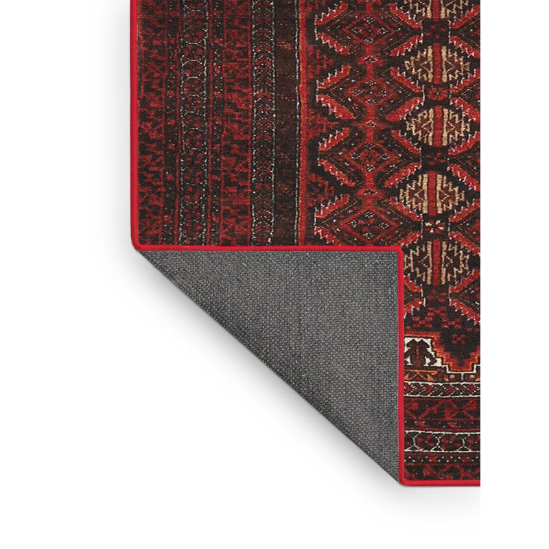 Tapis rouge à motif sud-ouest, Rectangle 5 pi x 7 pi