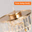 1 - Light Crystal LED Chandelier
