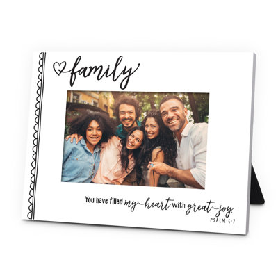 Photo Frame Family Heart Filled Joy 4X6