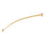 60" Brass Curved Shower Curtain Rod-68509631