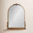 Canoby Metal Arch Mirror with Shelves-228797018