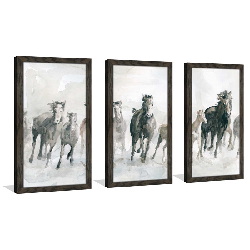 «Run Wild» par Carol Robinson - cadre photo imprimé multi-pièces, L 40,5 po x H 25,5 po x P 1 po