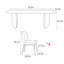 Ensemble de table de salle à manger rectangulaire de style italien-106444915-106444913
