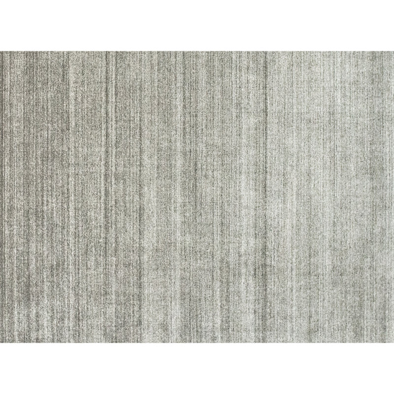 Tapis huître et multicolore de haute qualité noué à la main, Rectangle 8 pi x 10 pi