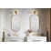 Purist™ 2 Light Indoor Bathroom Vanity Light Fixture, UL Listed
