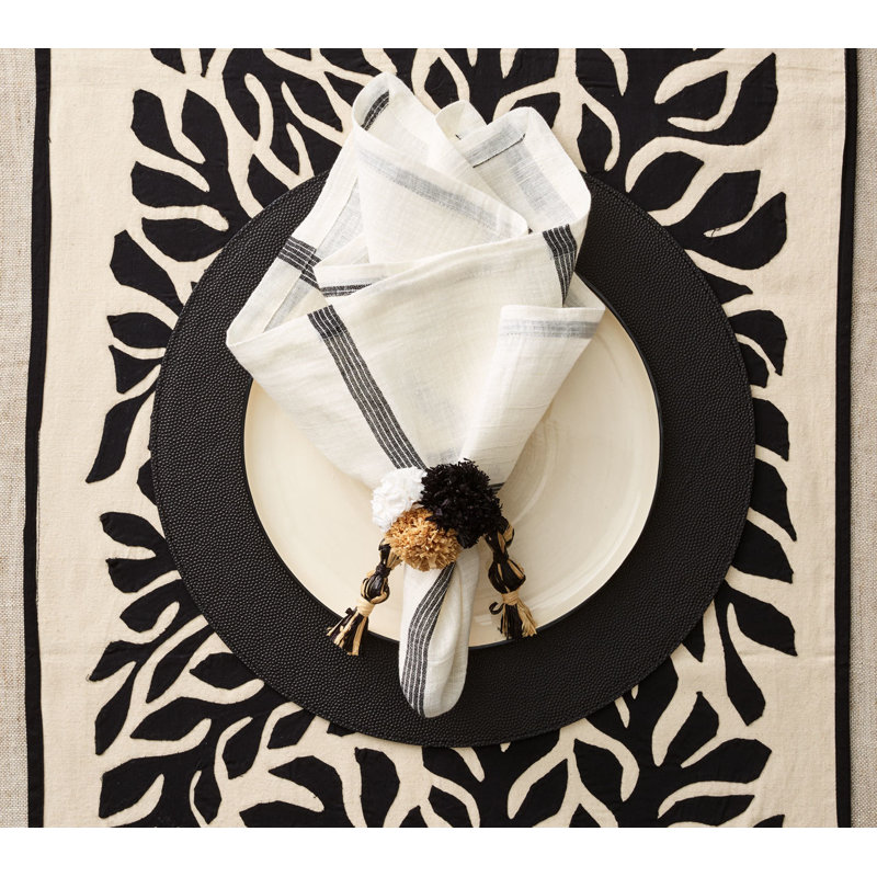 Shagreen Placemat, Black