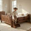 Lit en bois massif pour enfants-874018162