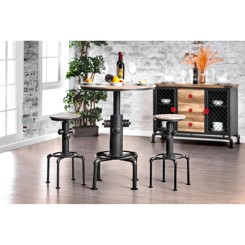 Karstens 2 - Person Pedestal Dining Set