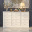 Commode 12 tiroirs blanche Delayla-989726519