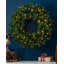 Faux Lighted Pine 76cm Wreath