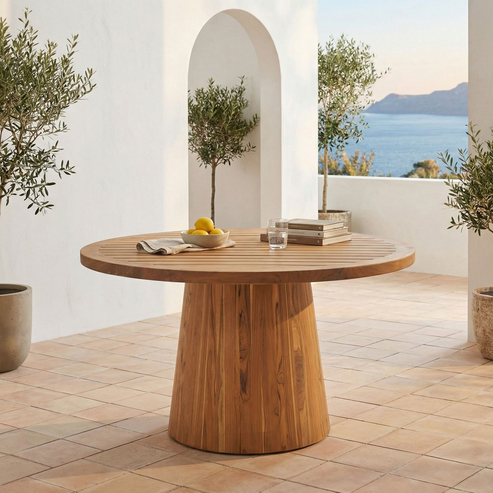 54" Teak Patio Dining Table