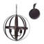 Luminaire sphère suspendu 3 lumières lanterne Gaskill