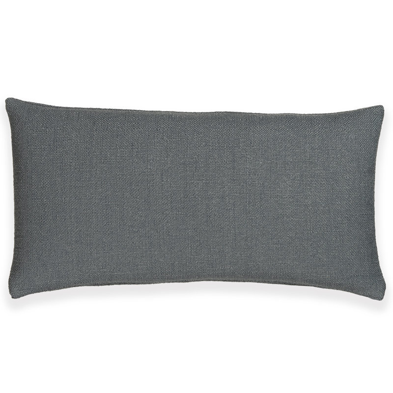 Coussin Birch Lane Coolidge, Polyester, Bleu