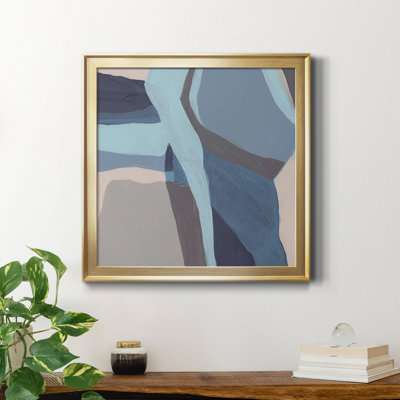 Blue Chrysalis II - reproduction encadrée de qualité supérieure - prête à être accrochée