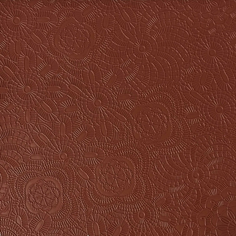 Coachella-Camden Embossed Vinyl Fabric, Henna
