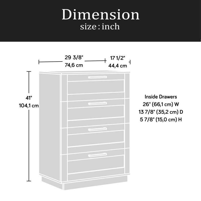 Commode 4 tiroirs