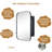 Mileta 30'' H X 22'' W Matte Black Surface and Recessed Mount Rectangular Stainless Steel Metal Framed Bathroom Medicine Cabinet with Mirror-1164676151