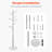 Freestanding Coats Rack