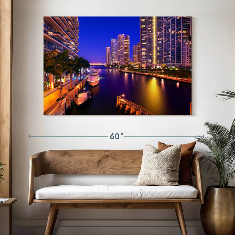 Sirpi Downtown Miami Riverwalk, H 34 po x l 51 po