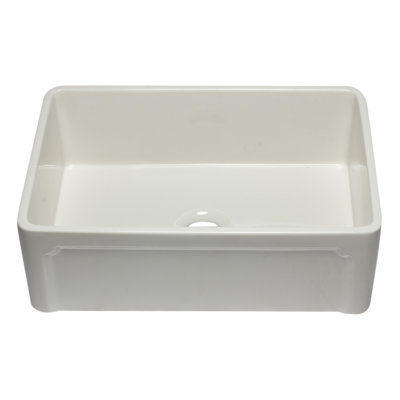 29.75'' L Single Bowl Fireclay Kitchen Sink