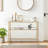 Hourigan 39.37'' Glass Top Console Table