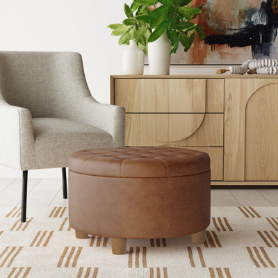 Hodosh Round Storage Ottoman 
