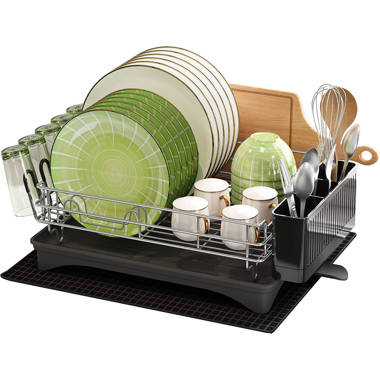 Rebrilliant Lorang Metal 2 Tier Dish Rack