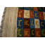 Tapis tribal crème crème Indo-Gabbeh 2 pi 6 po x 3 pi 8 po